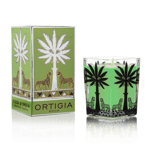 Ortigia Sicilia Fico D’india Large Square Candle